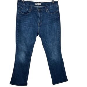 Levi's 515 Bootcut Button Flap Denim Jeans Women Size 16 BLEMISH